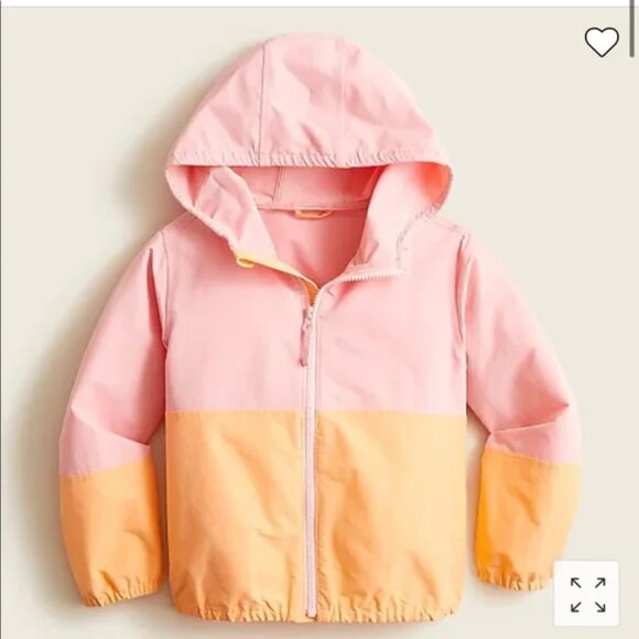 Girls’ Windbreaker in Colorblock with UPF 50+ - Picture 3 of 10
